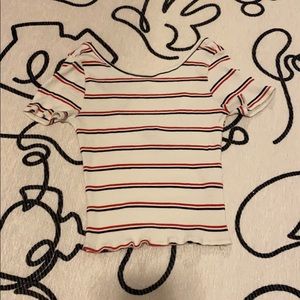 Forever 21 cross crop tee